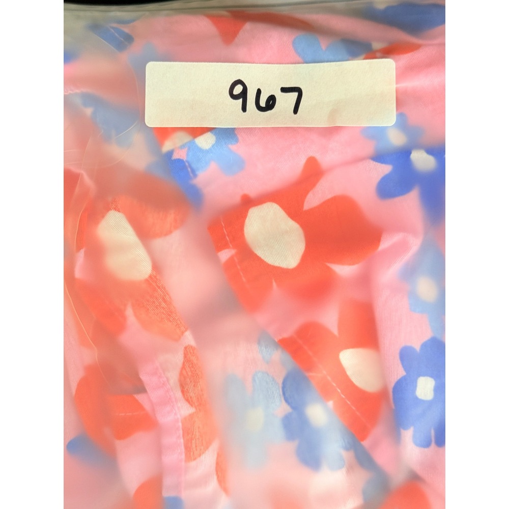 Y2k Entro Pink Floral Tiered Oversized Babydoll Dress Retro Girlhoodcore XL Brig - Picture 10 of 10